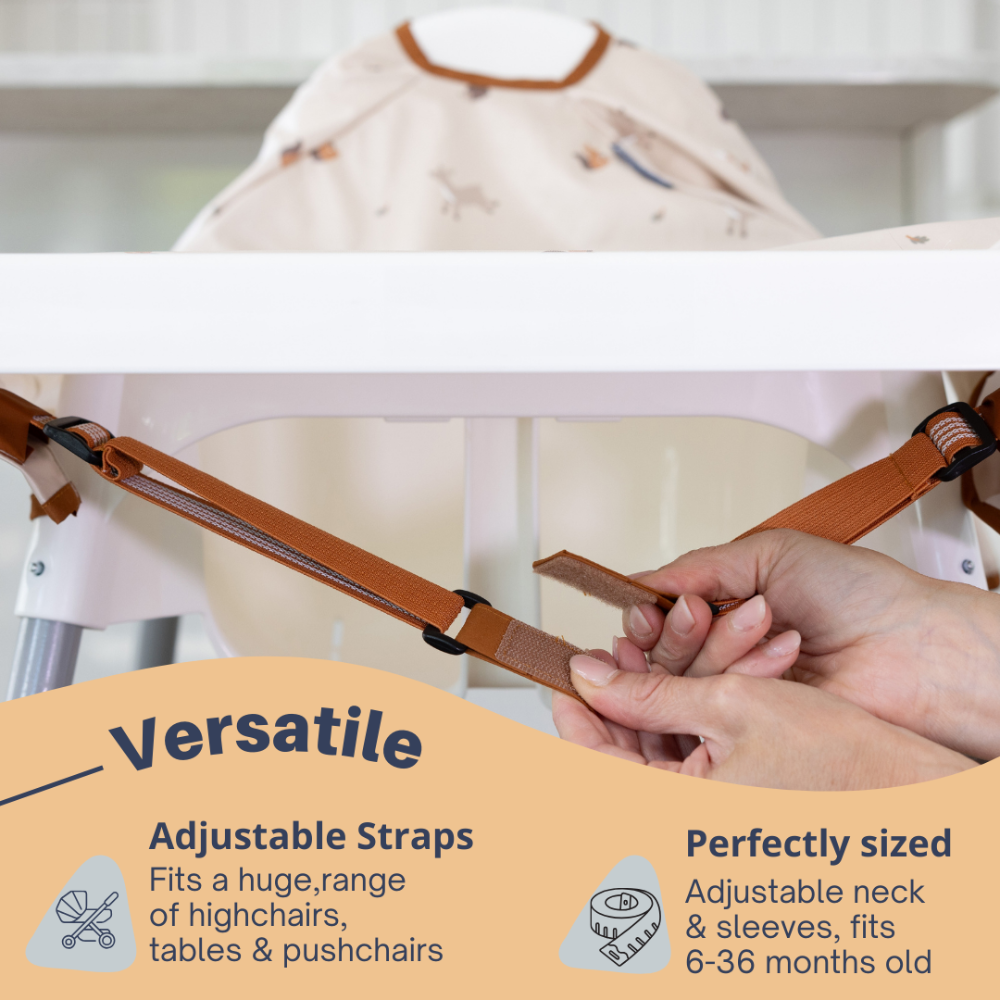 Bibado Long Sleeve Coverall Weaning Bib