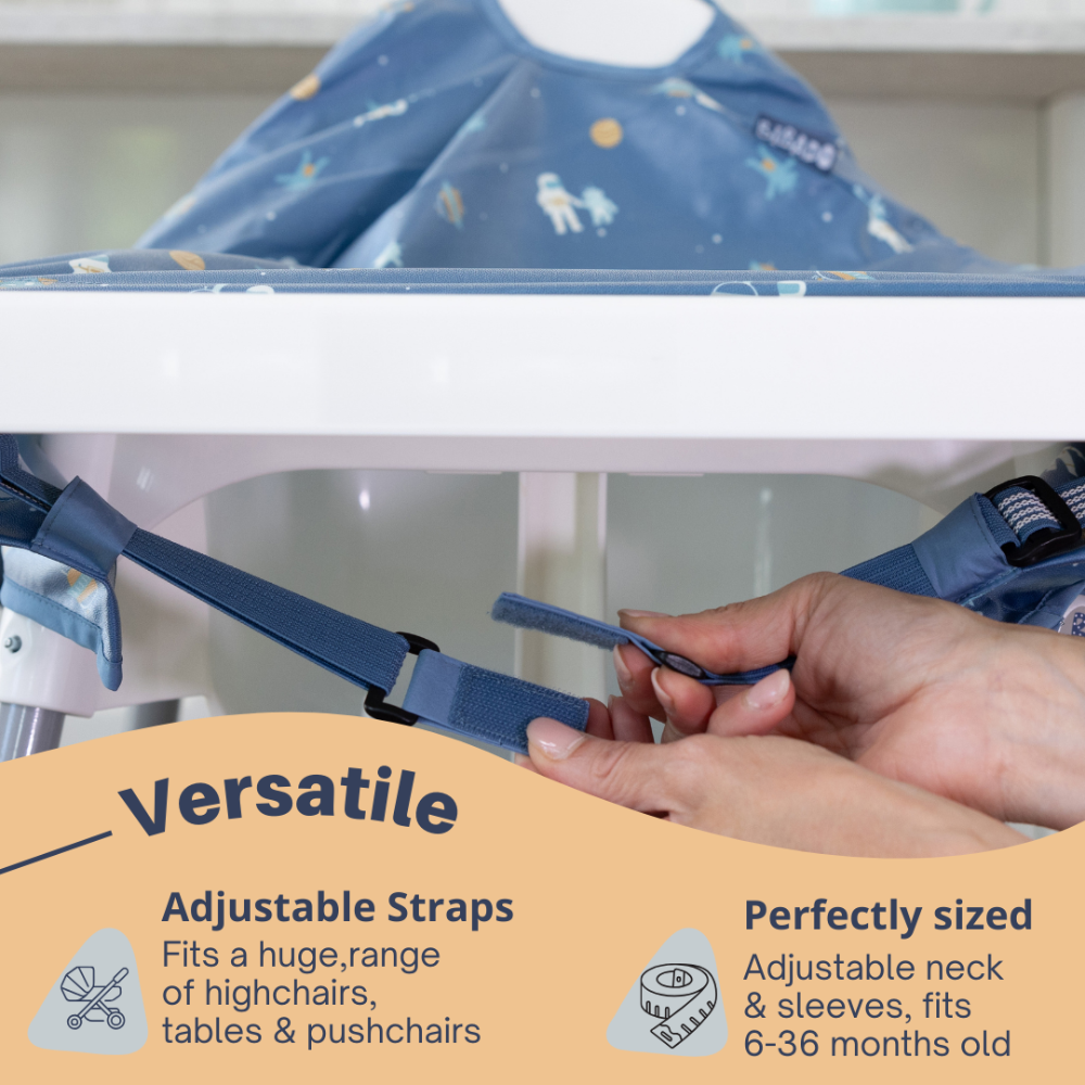 Bibado Long Sleeve Coverall Weaning Bib
