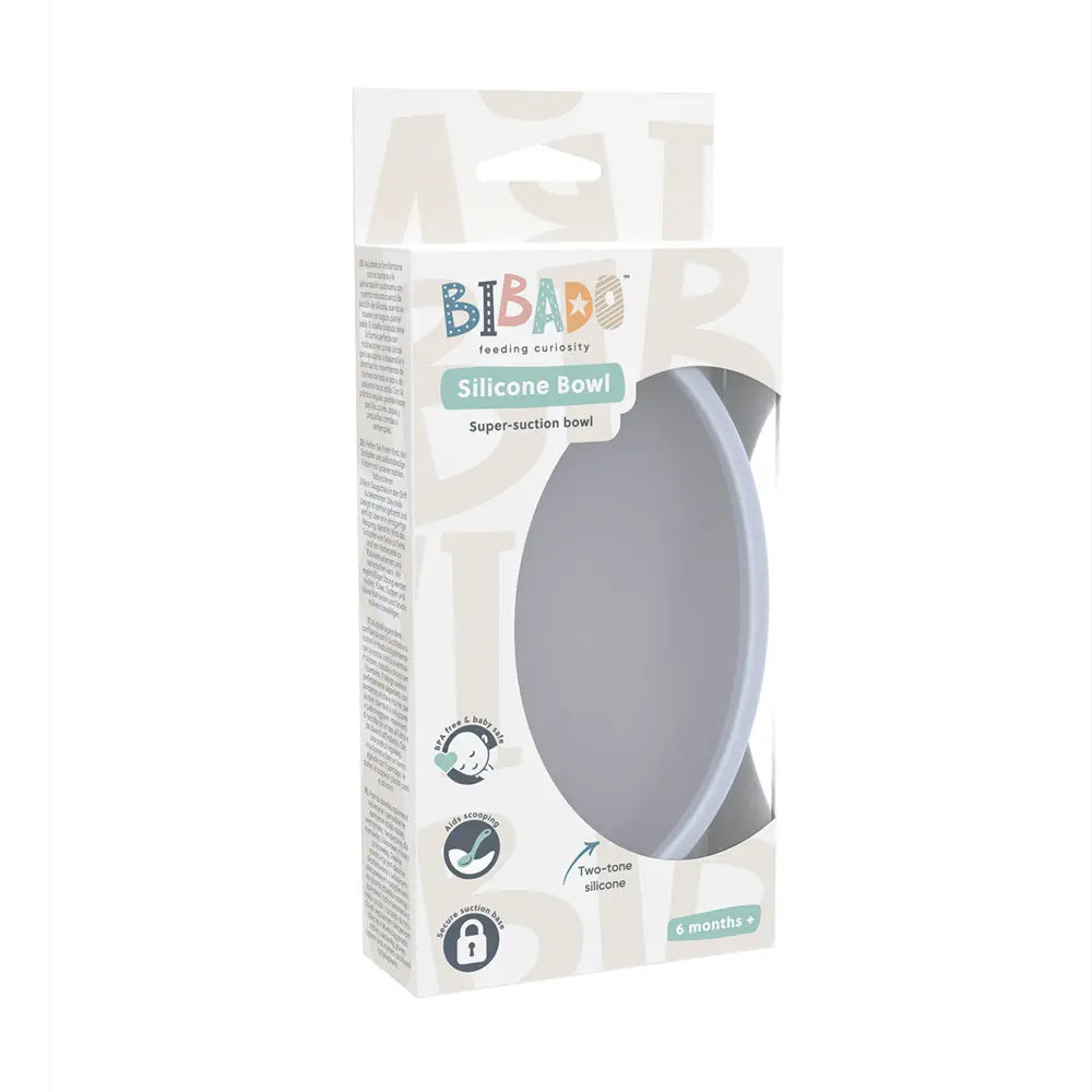 BiBaDo Silicone Suction Bowl – Non-Slip, Easy Scoop Oval Shape Feeding Bowl for Baby– BPA Free