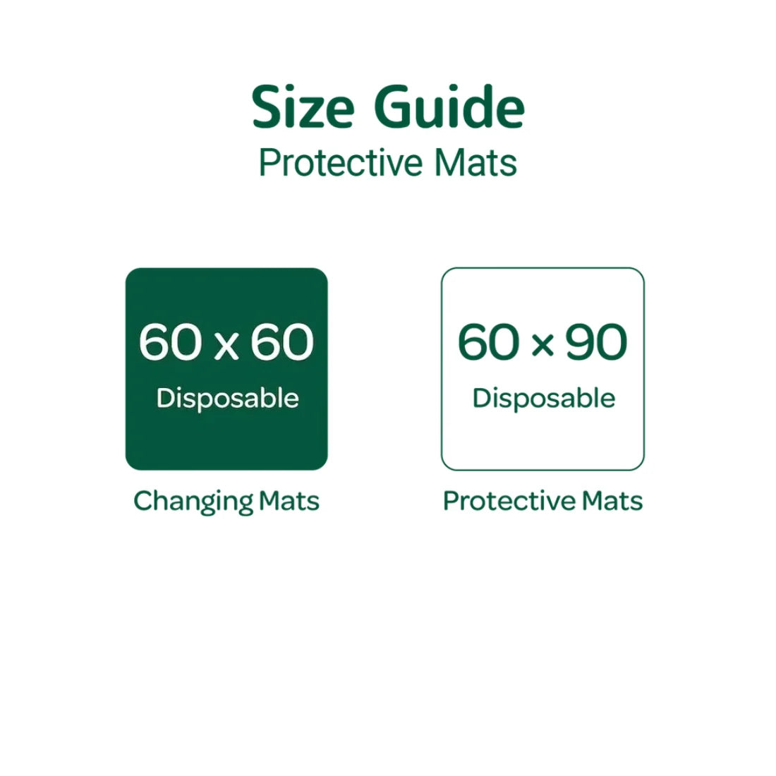 Bambo Nature Disposable Changing Mats (60×60 cm) (10 pcs)