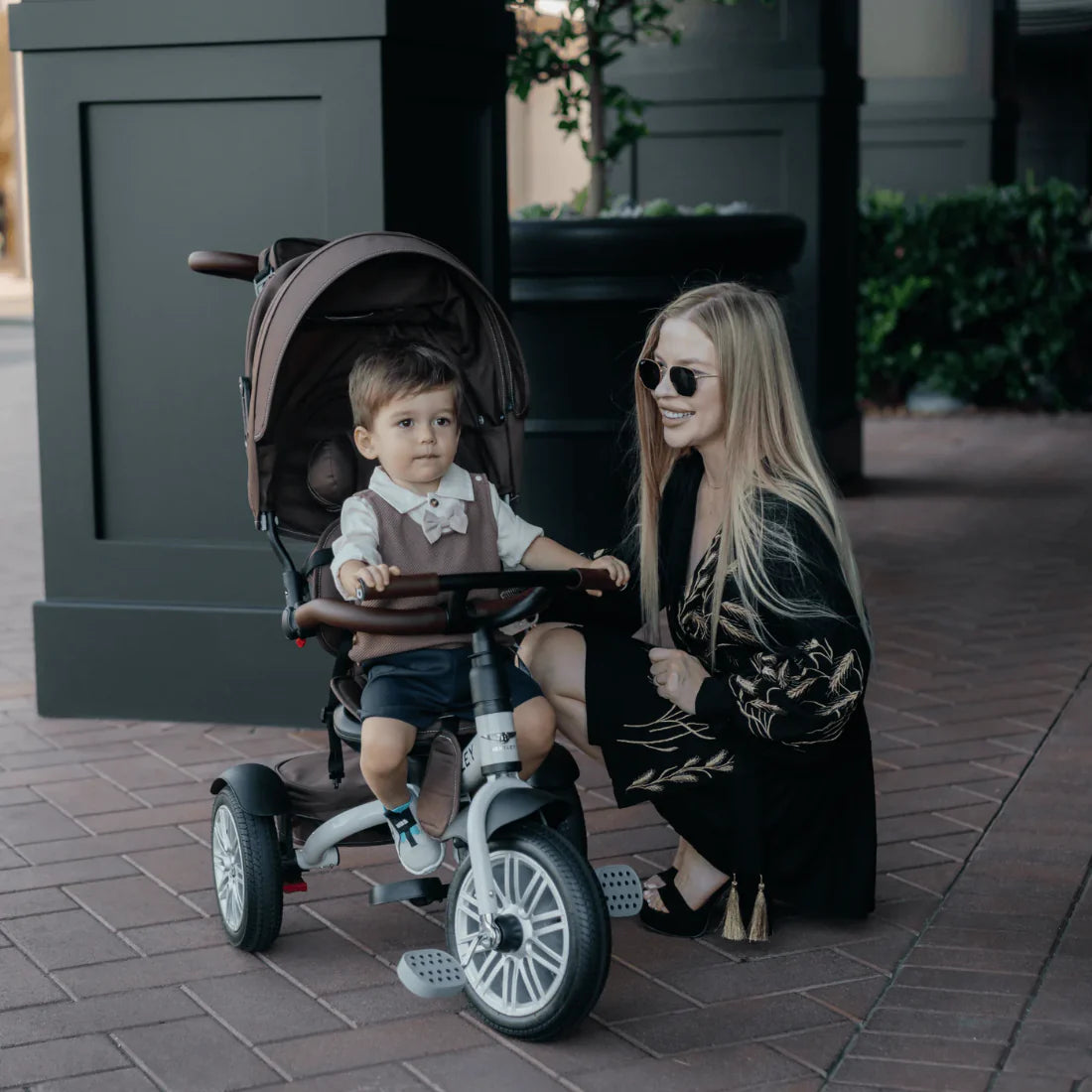 Bentley 6 in 1 Stroller Trike - White Satin