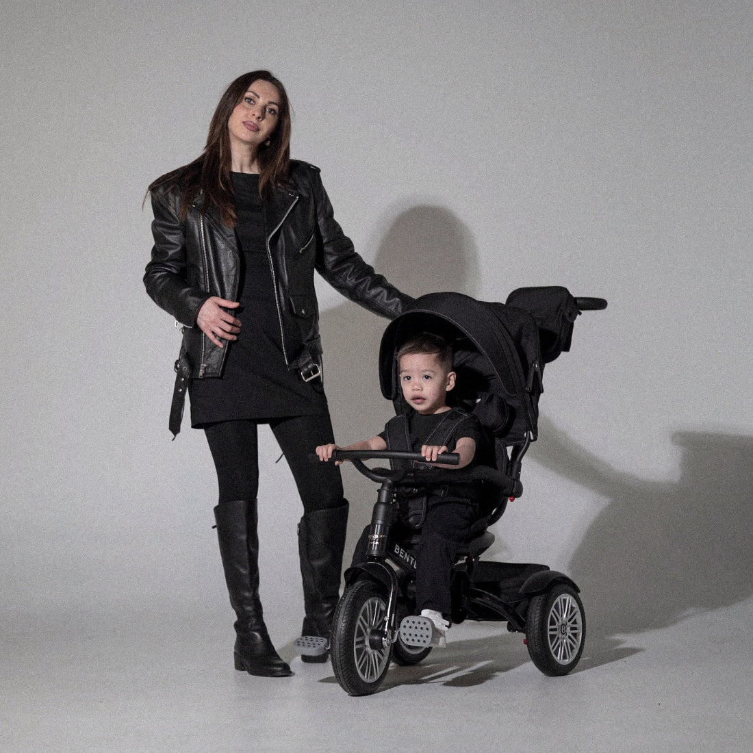 Bentley 6 in 1 Stroller Trike - Onyx Black