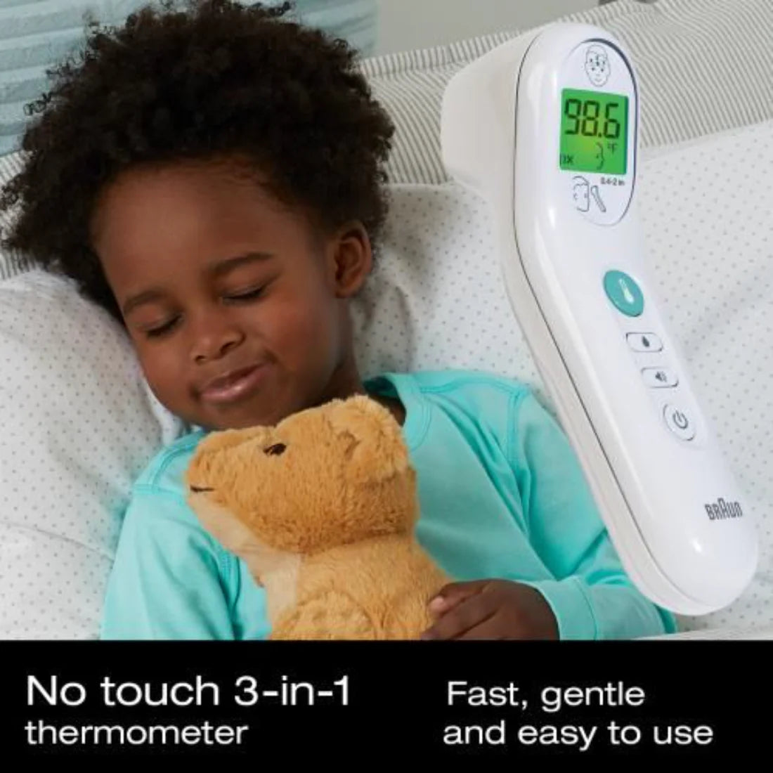 Braun 3 in 1 Non-Contact Forehead Thermometer