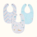 Abracadabra Muslin Bibs - D for Dino
