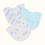 Abracadabra Muslin Bibs - D for Dino