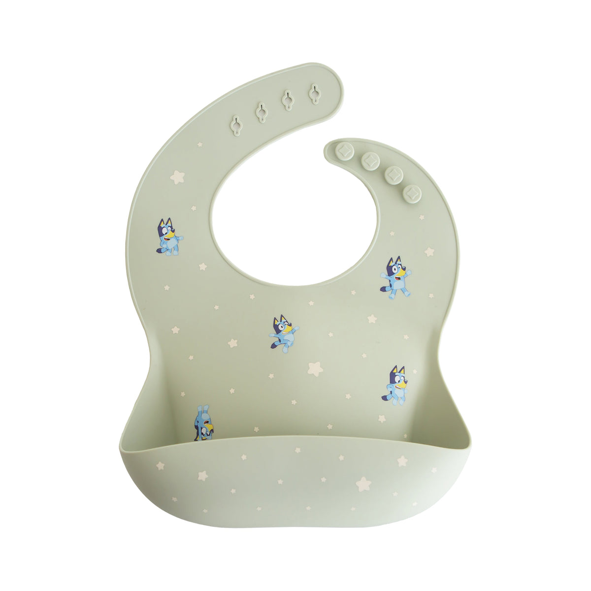 Bluey x Mushie Silicone Baby Bib