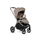 Silver Cross Breez Reversible Seat Stroller with Flat Recline|Height Adjustable Seat|All Terrain - All Wheel Suspension|One Hand Fold|Rain Cover & Post Adapt|0 to 4Y |Upto 22Kg - Champagne