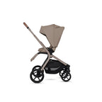 Silver Cross Breez Reversible Seat Stroller with Flat Recline|Height Adjustable Seat|All Terrain - All Wheel Suspension|One Hand Fold|Rain Cover & Post Adapt|0 to 4Y |Upto 22Kg - Champagne