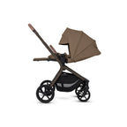 Silver Cross Breez Reversible Seat Stroller with Flat Recline|Height Adjustable Seat|All Terrain - All Wheel Suspension|One Hand Fold|Rain Cover & Post Adapt|0 to 4Y |Upto 22Kg - Maple