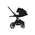 Silver Cross Breez Reversible Seat Stroller with Flat Recline|Height Adjustable Seat|All Terrain - All Wheel Suspension|One Hand Fold|Rain Cover & Post Adapt|0 to 4Y |Upto 22Kg - Onyx