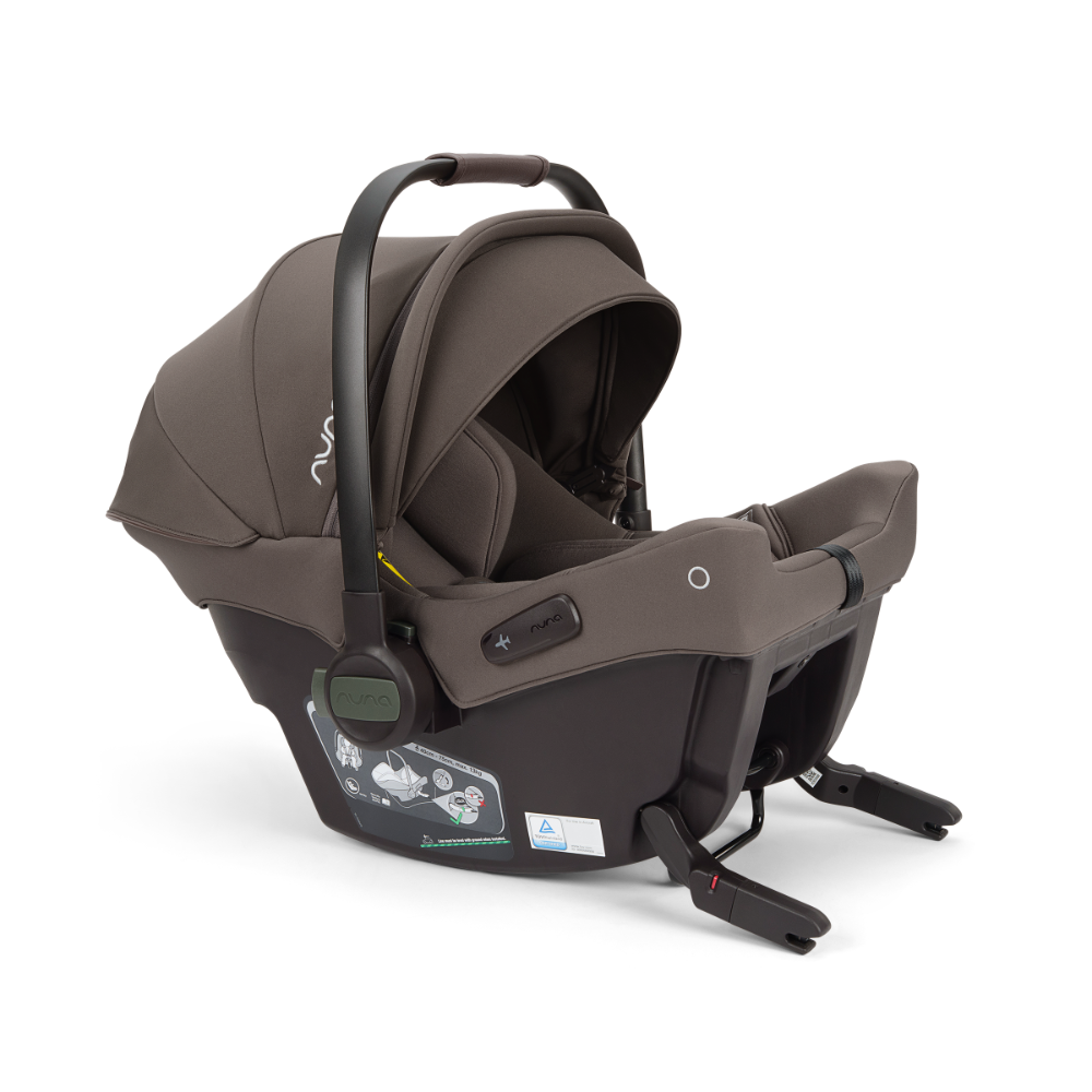 Nuna Pipa Urbn Ultra Lightweight Infant Car Seat|TUV Aircraft Certified|Baseless Install with Build in ISOFIX|0-18 Months|Upto 13Kg - Chestnut