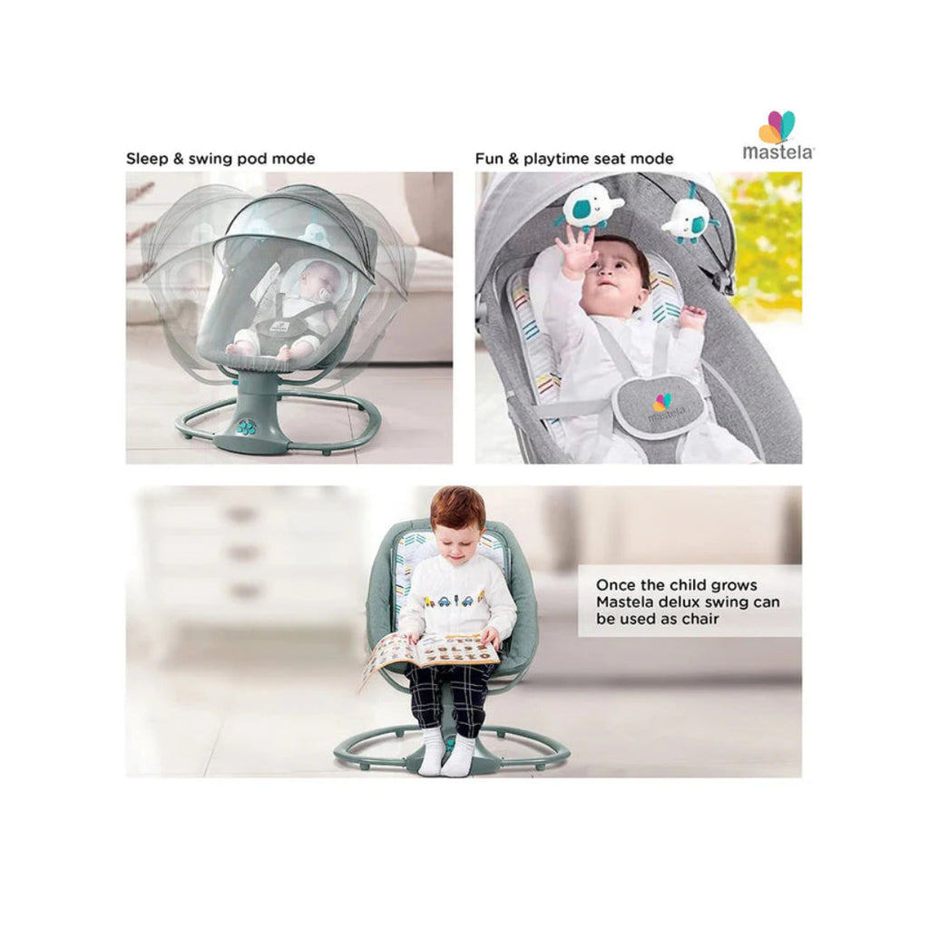 Mastela Deluxe 3 in 1 Multi Function Swing
