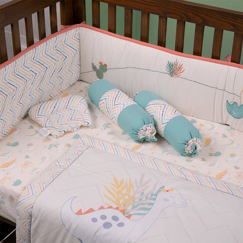 Abracadabra  6 Piece Baby Cot Bedding Set - Dino