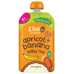 Ella's Kitchen Puree Apricot + Banana Baby Rice (120g)