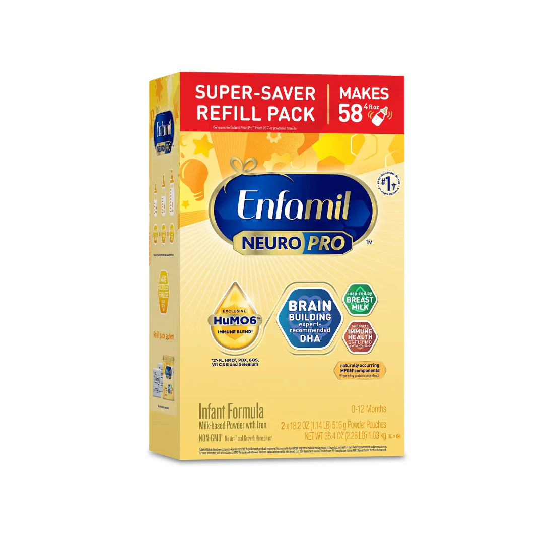 Enfamil NeuroPro Infant Formula Refill Pack (0 to 12 Months) (1.03kg)