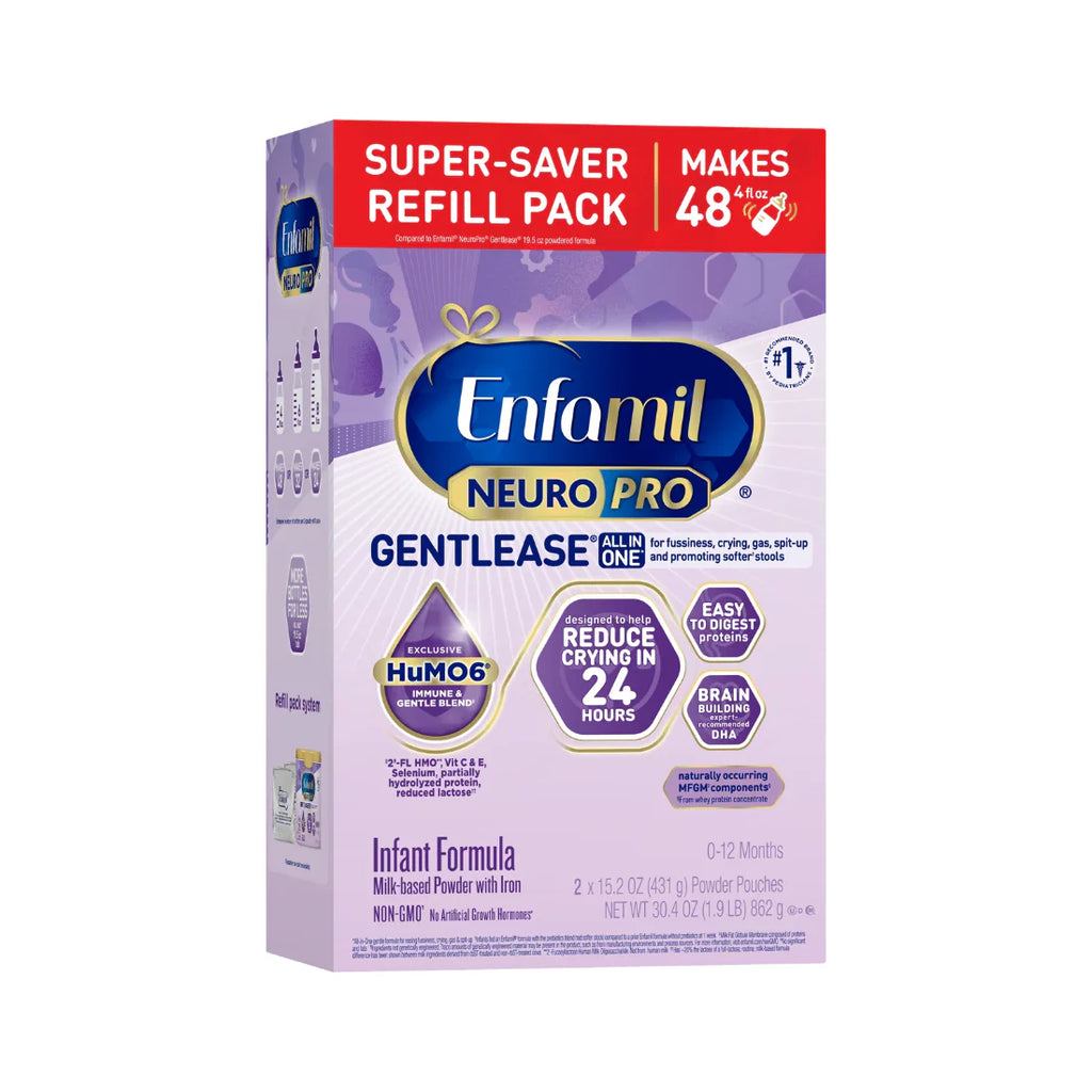 Enfamil NeuroPro Gentlease Infant Formula Refill Pack (0 to 12 Months) (862g)