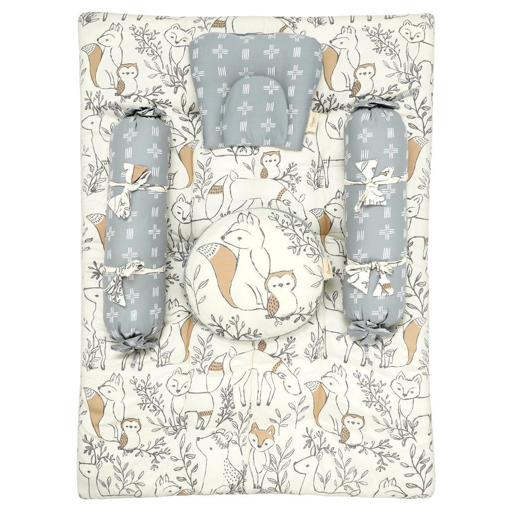 Crane Baby 5-Piece Mattress Set - Ezra Animal