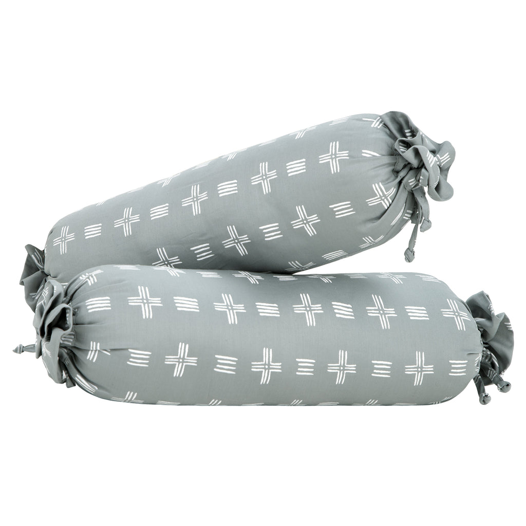 Crane Baby Pillow and Bolster Set - Ezra Animal