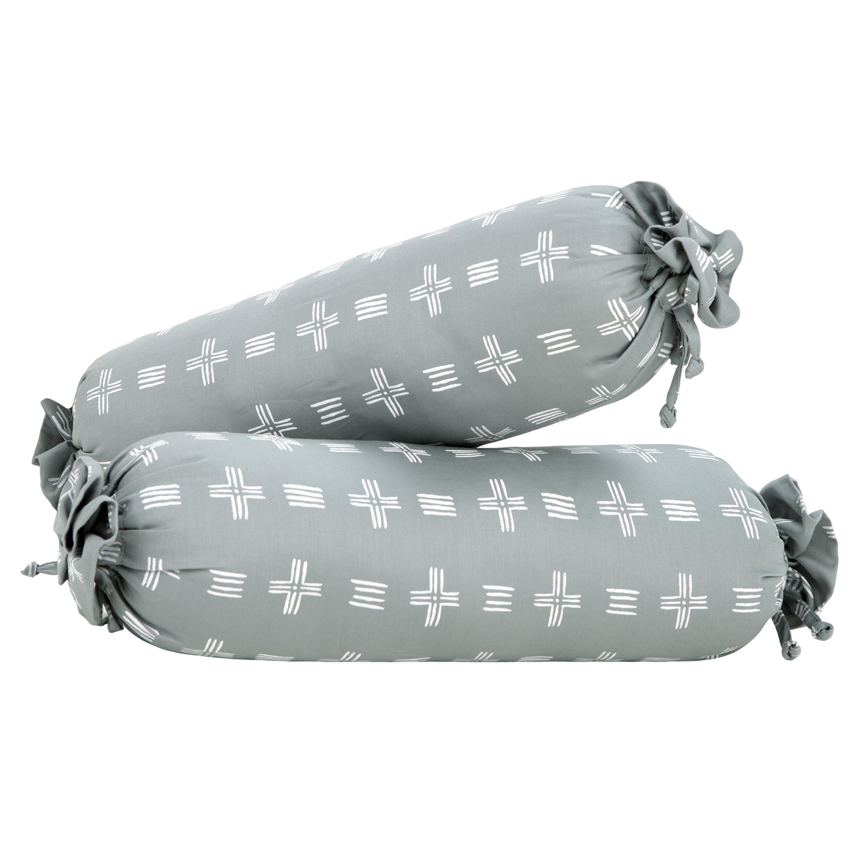 Crane Baby Pillow and Bolster Set - Ezra Animal