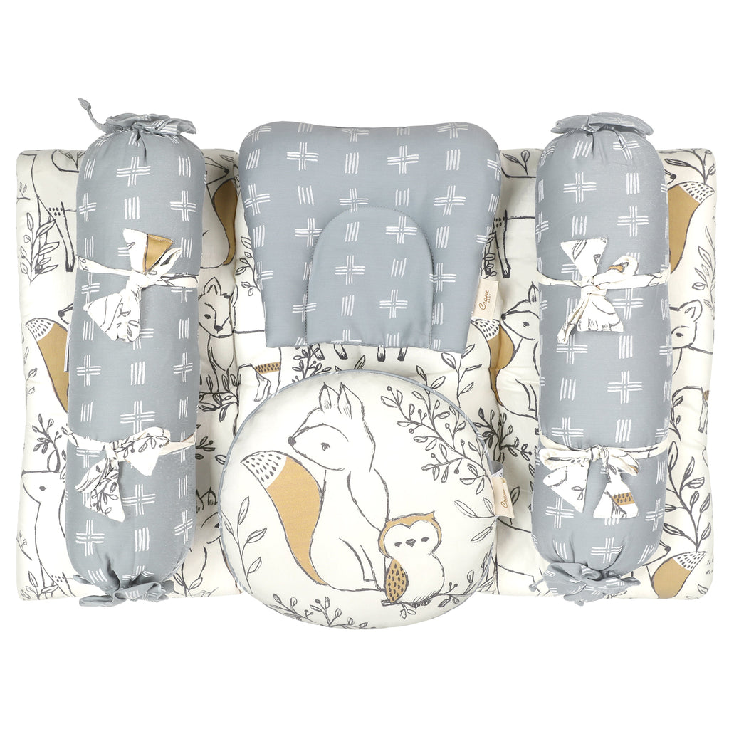 Crane Baby 5-Piece Mattress Set - Ezra Animal