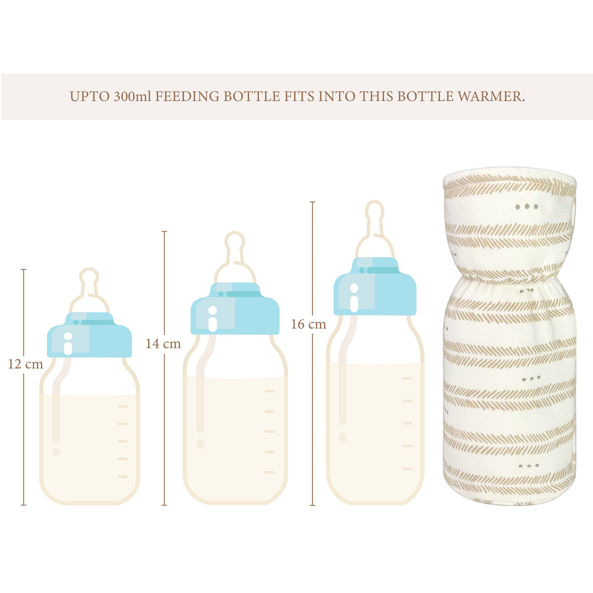 Crane Baby Bottle Cover/Warmer - Ezra