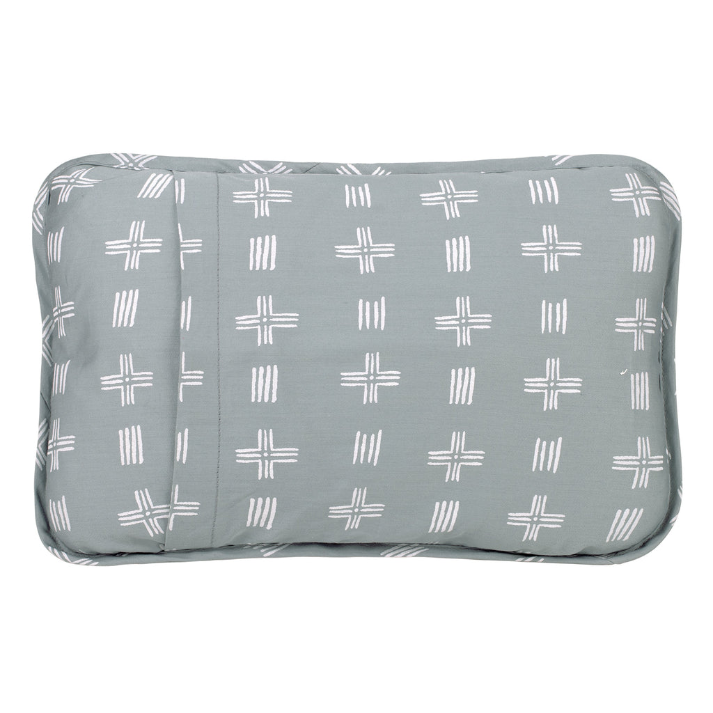 Crane Baby Pillow and Bolster Set - Ezra Animal