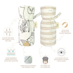 Crane Baby Bottle Cover/Warmer - Ezra