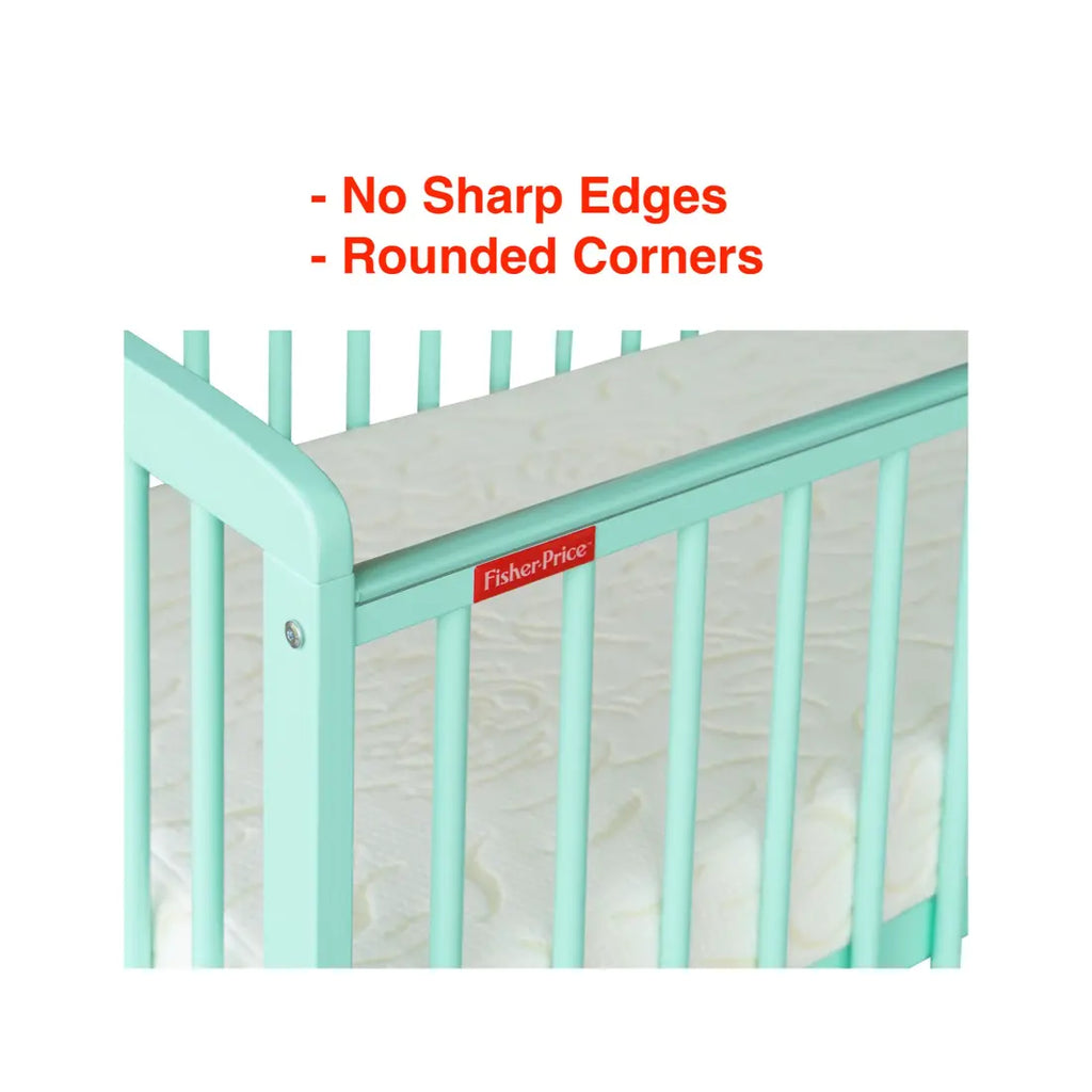 Fisher-Price Joy Baby Crib (Sea Green)