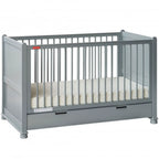 Fisher-Price Georgia Crib Cum Toddler Bed (Grey)