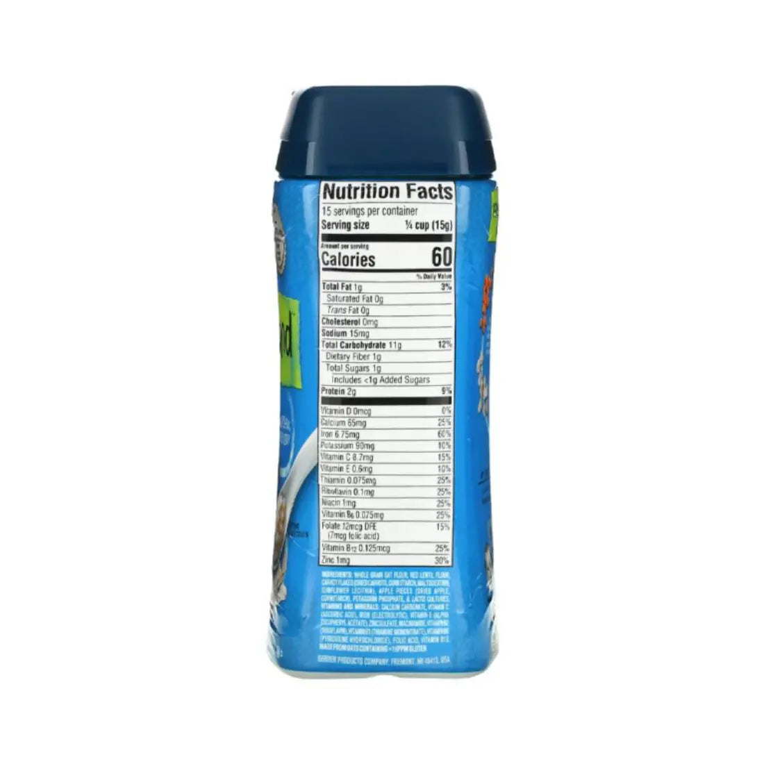Gerber Cereal Power Blend  Oatmeal, Lentil, Carrot & Apple (227g)