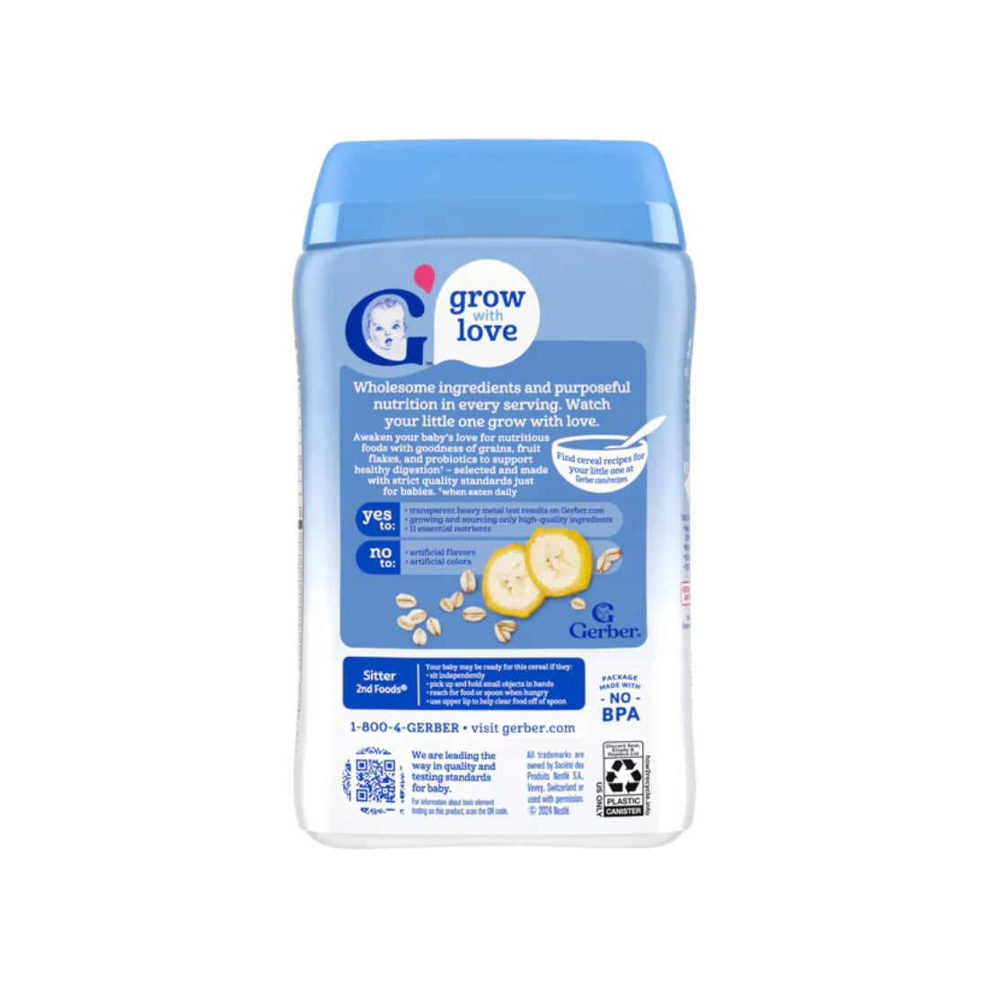 Gerber Cereal  Oatmeal & Banana (227g)