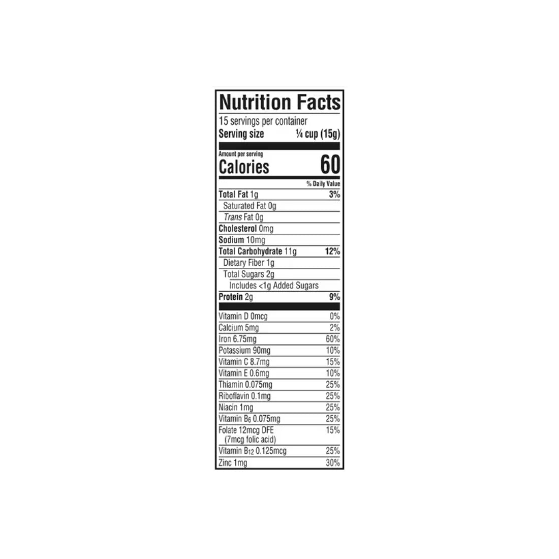 Gerber Cereal Power Blend  Oatmeal, Lentil, Peach & Apple (227g)