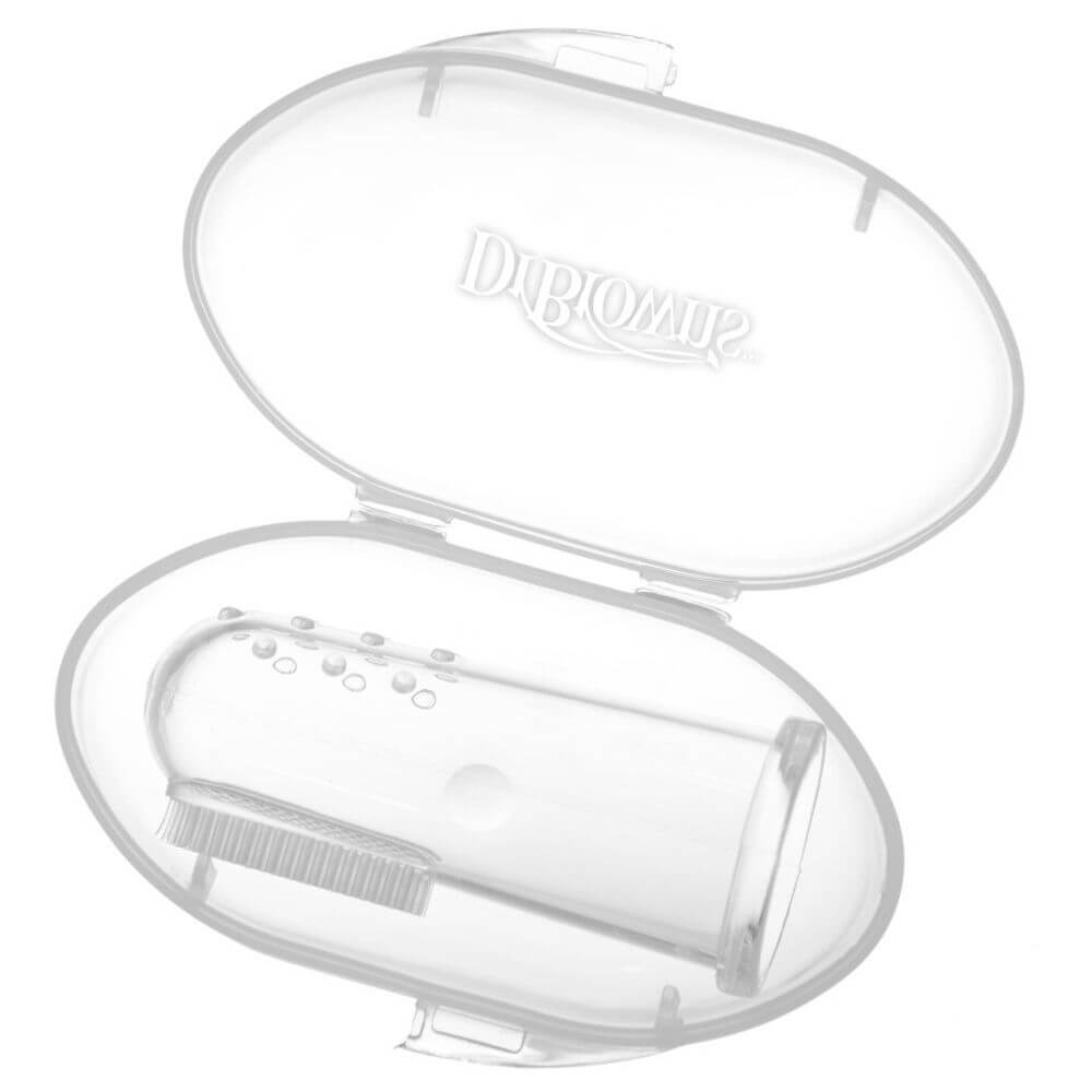 Dr. Brown's Silicone Finger Toothbrush with case