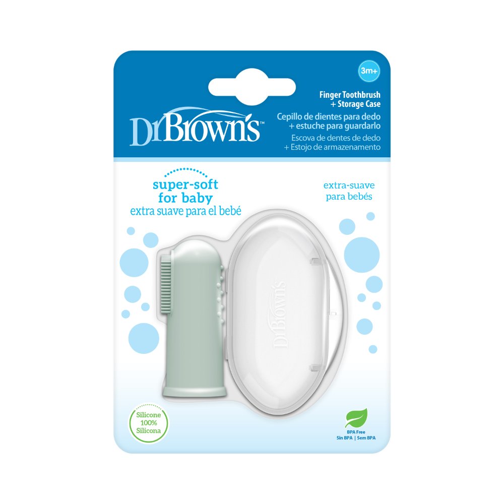 Dr. Brown's Dr. Browns Silicone Finger Toothbrush With Case