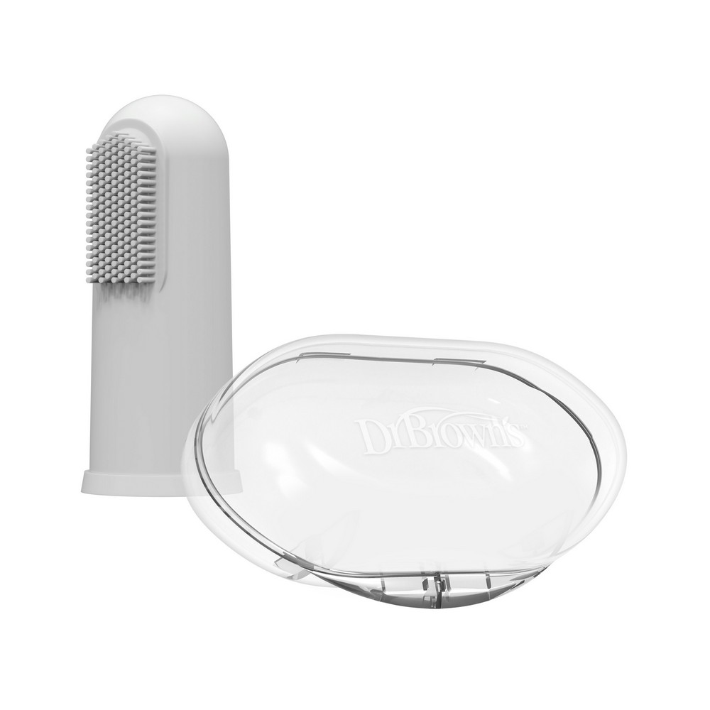 Dr. Brown's Dr. Browns Silicone Finger Toothbrush With Case