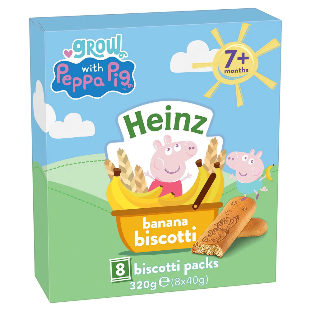 Heinz Peppa Pig Banana Biscotti (320g)
