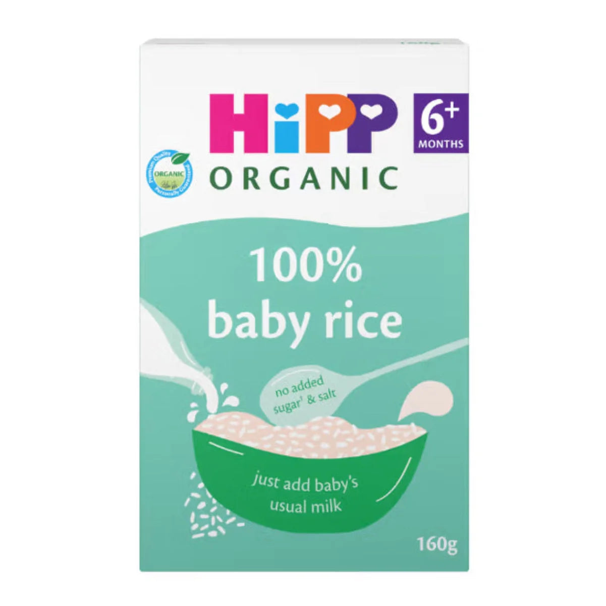 HiPP Organic 100% Baby Rice (6+ Months) (160g)