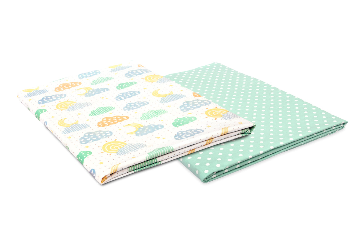 Abracadabra Flat Sheet (Set of 2) Lost in Clouds