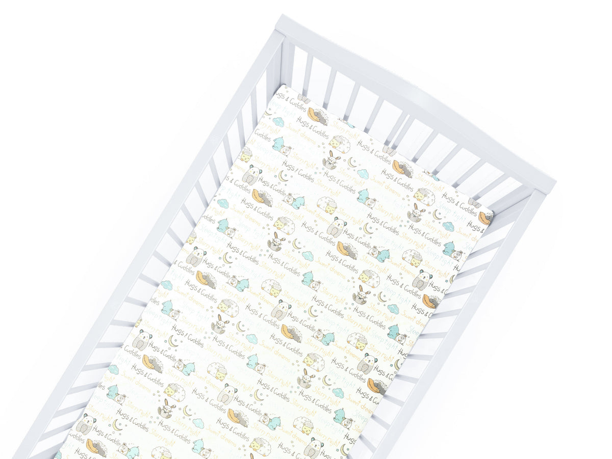 Abracadabra Flat Sheet (Set of 2) Sleepy Friends