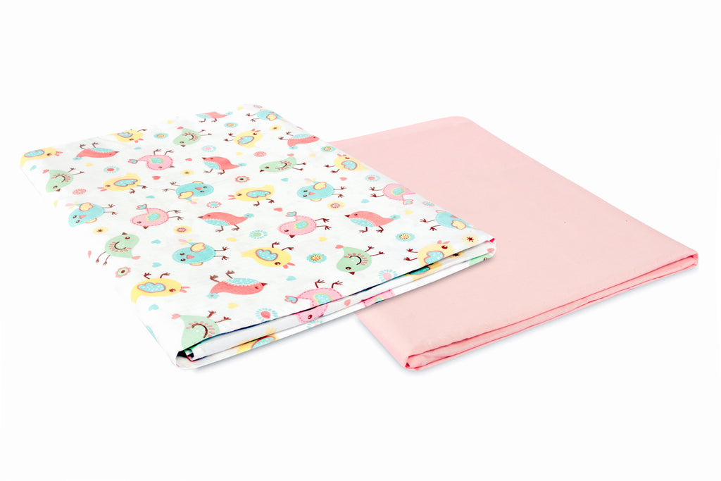 Abracadabra Flat Sheet (Set of 2) Chirpy Bird