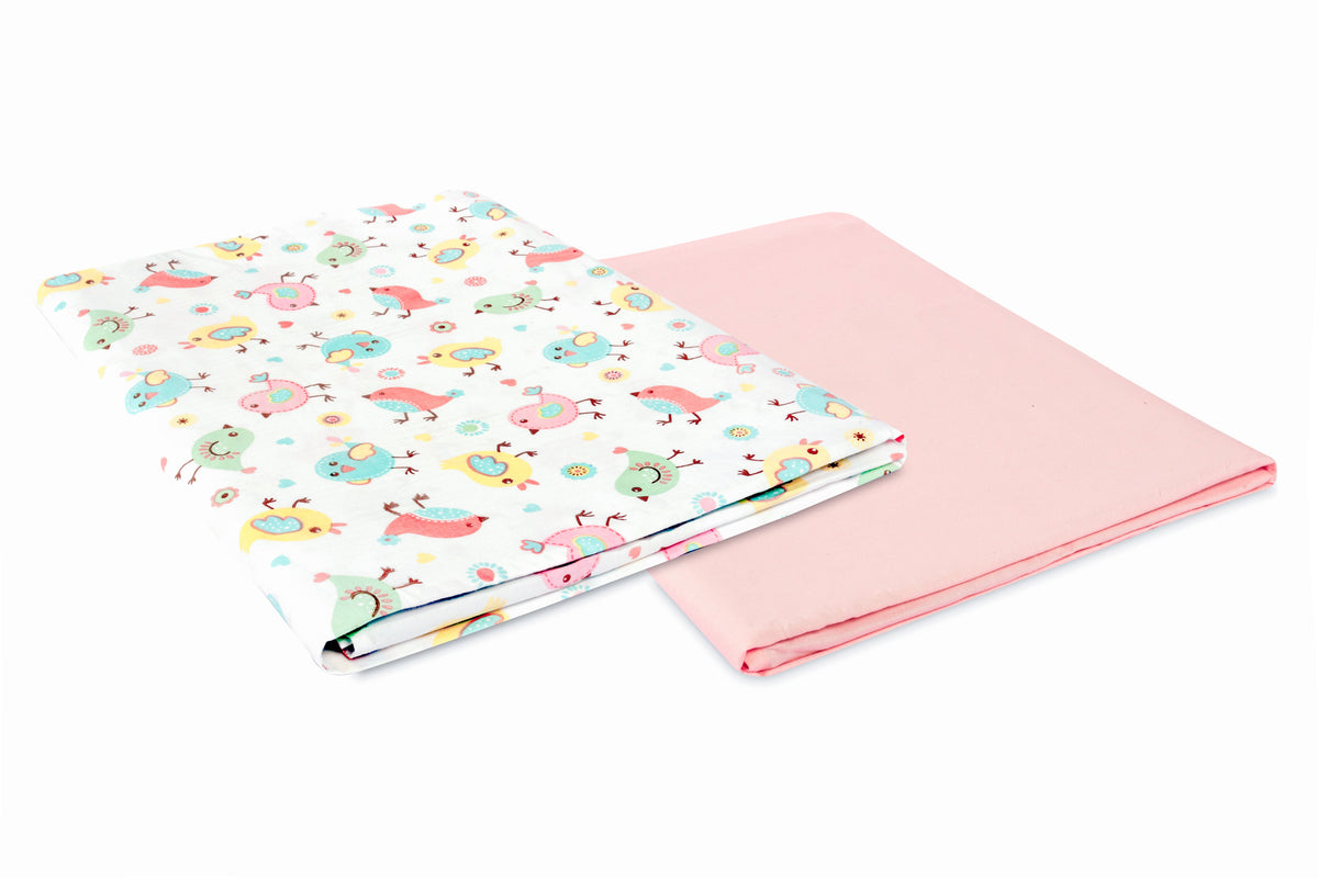 Abracadabra Flat Sheet (Set of 2) Chirpy Bird