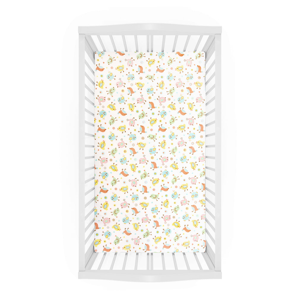 Abracadabra Flat Sheet (Set of 2) Chirpy Bird