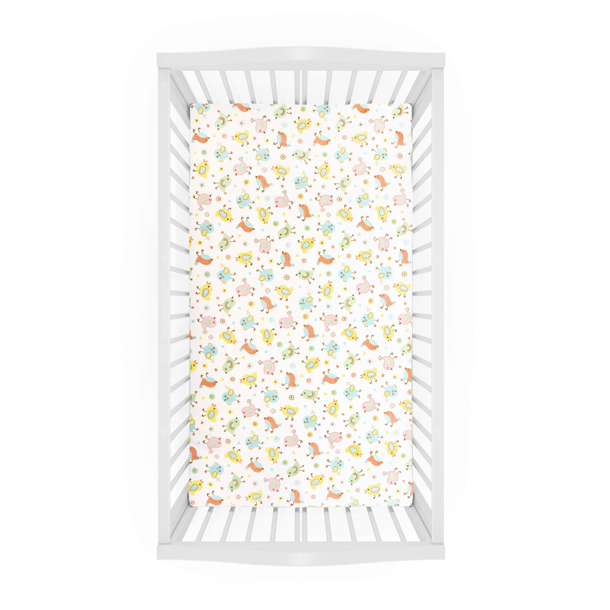 Abracadabra Flat Sheet (Set of 2) Chirpy Bird