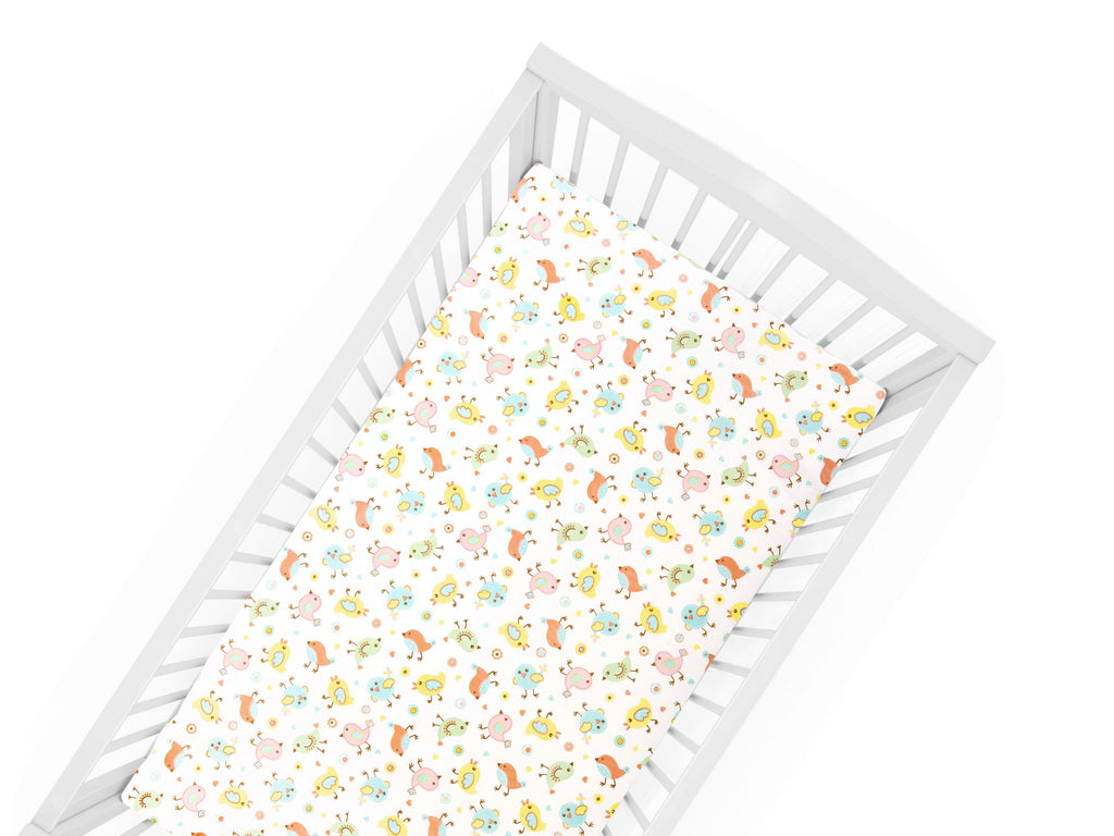 Abracadabra Flat Sheet (Set of 2) Chirpy Bird