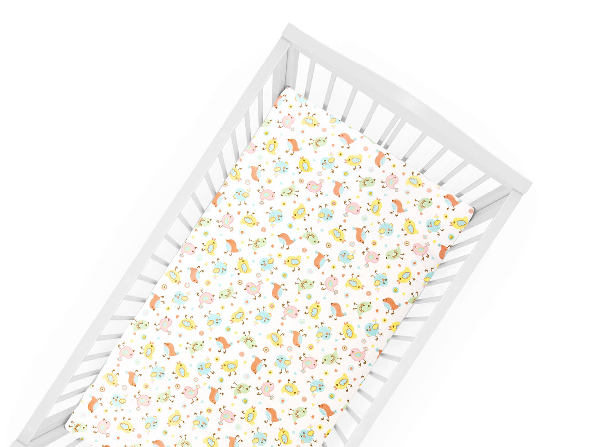 Abracadabra Flat Sheet (Set of 2) Chirpy Bird