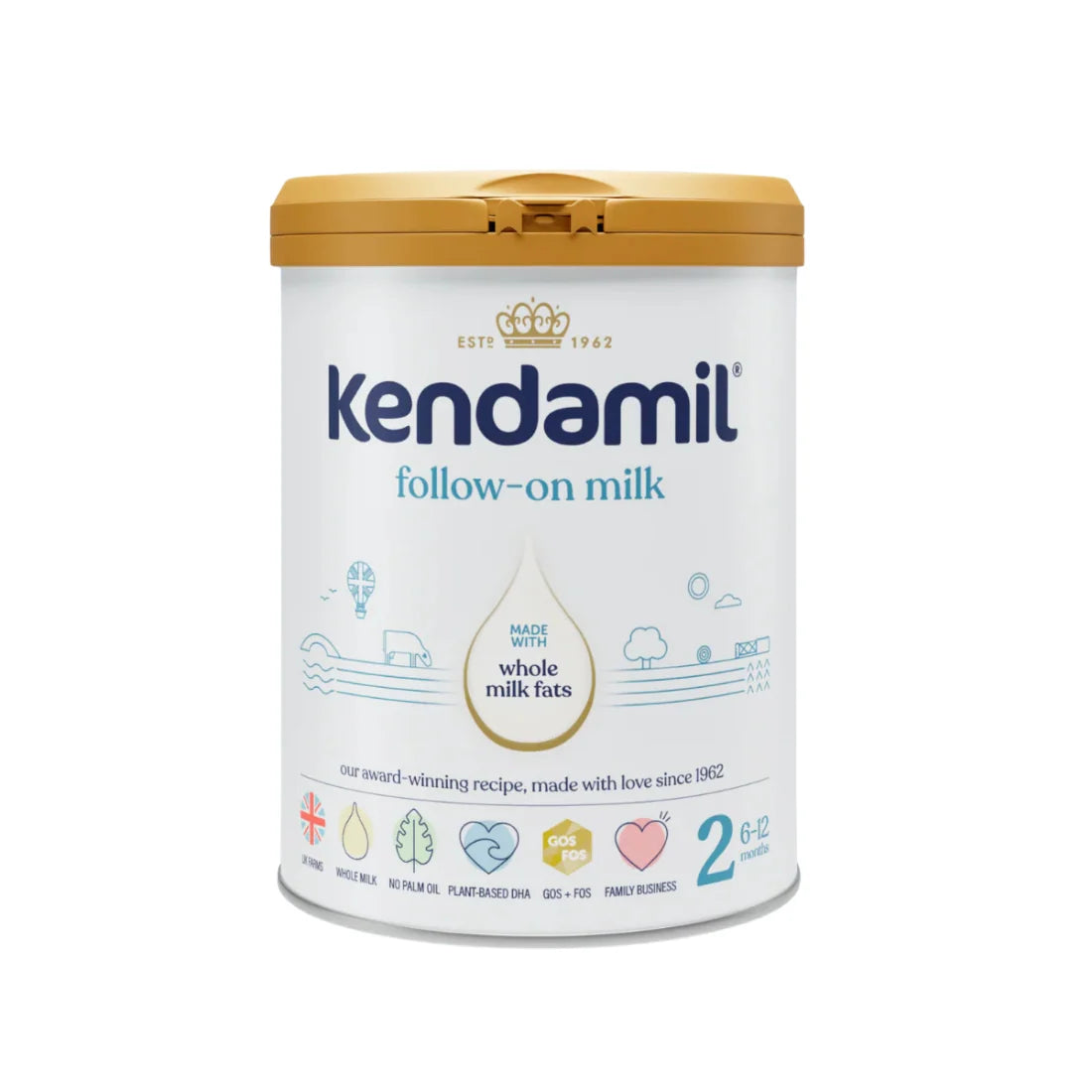 Kendamil Classic Whole Milk Stage 2 Follow-On Milk (800g)