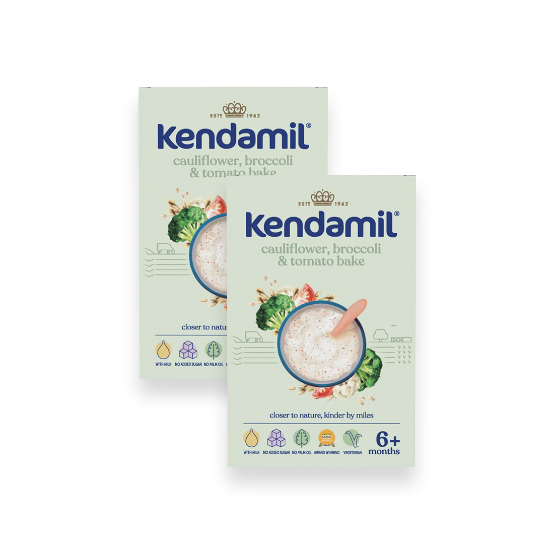 Kendamil Cauliflower, Broccoli & Tomato Bake (6+ Months) (150g)