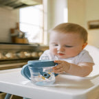 Dr. Brown's 6 oz/180 mL Soft-Spout Transition Cup w/ Handles, Rocket ship (6m+), 1-Pack