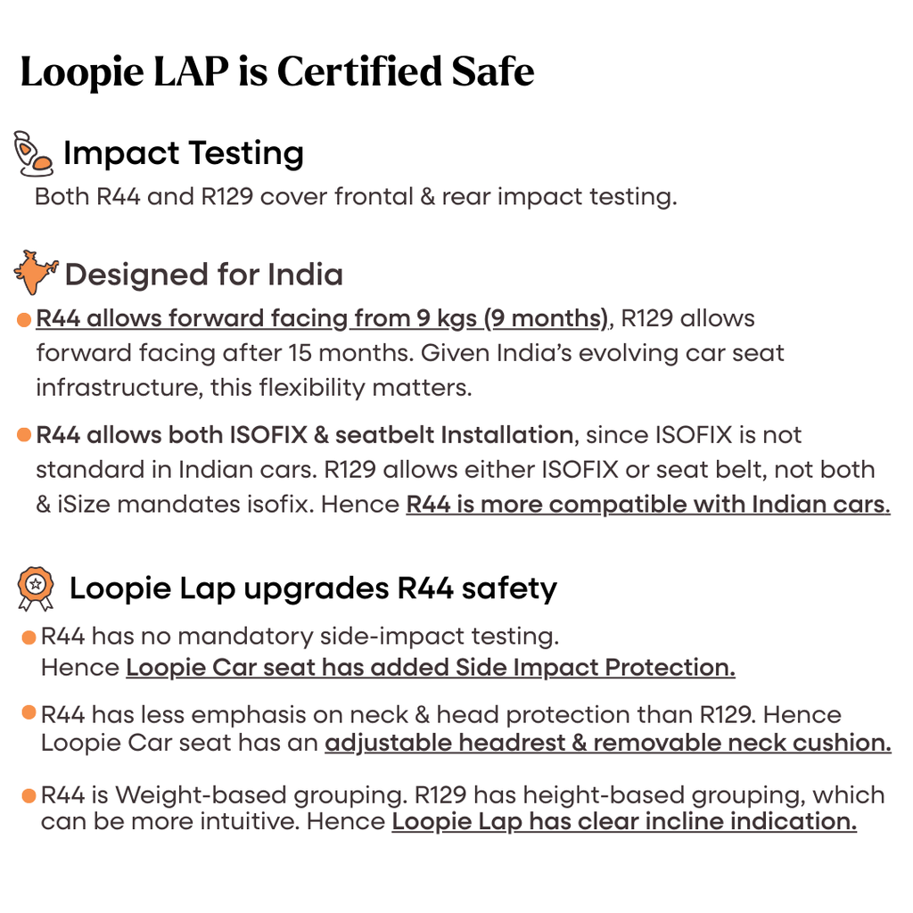 Loopie Lap | Baby Car Seat