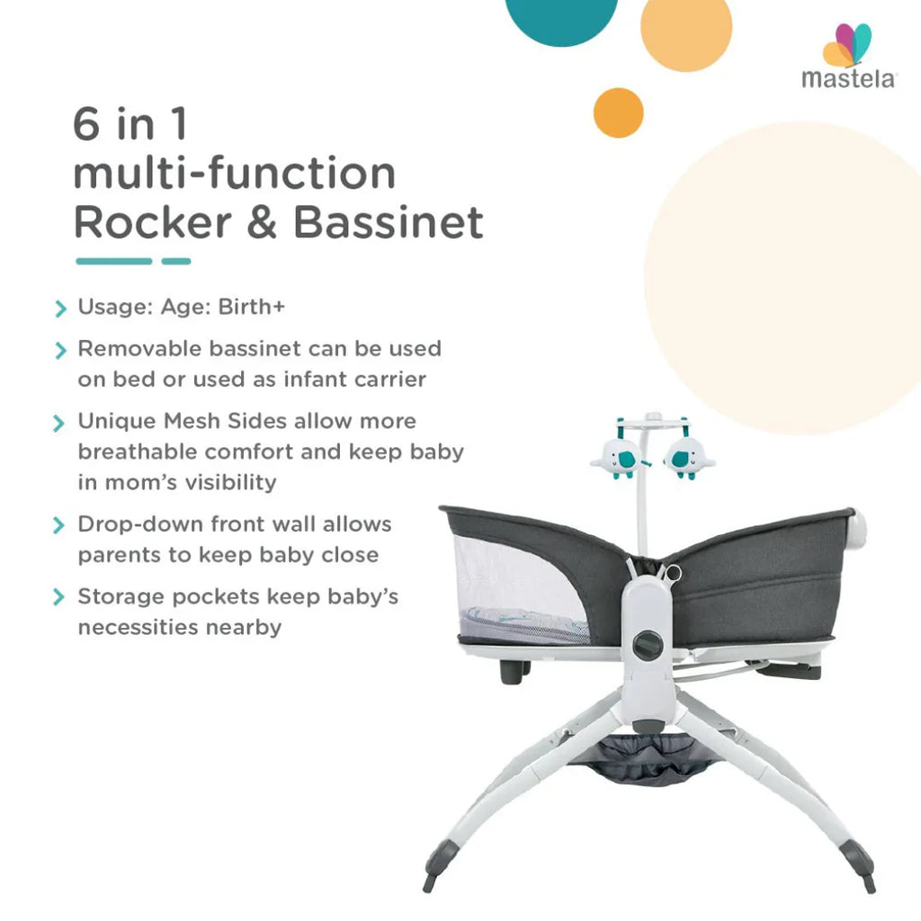 Mastela 6 in 1 Multi Function Bassinet